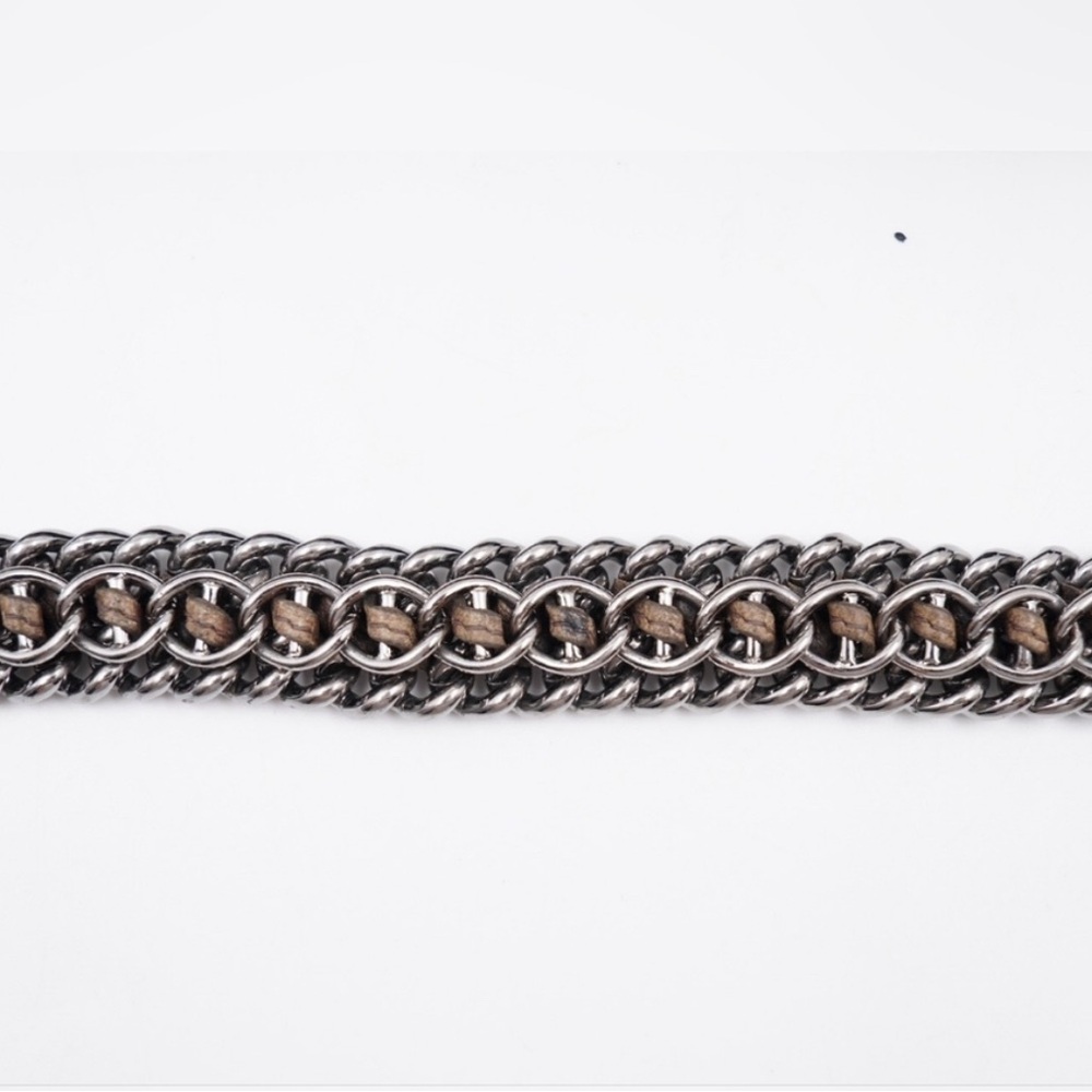 PRADA Black Cervo Leather Chain Bag - Picture 8 of 13